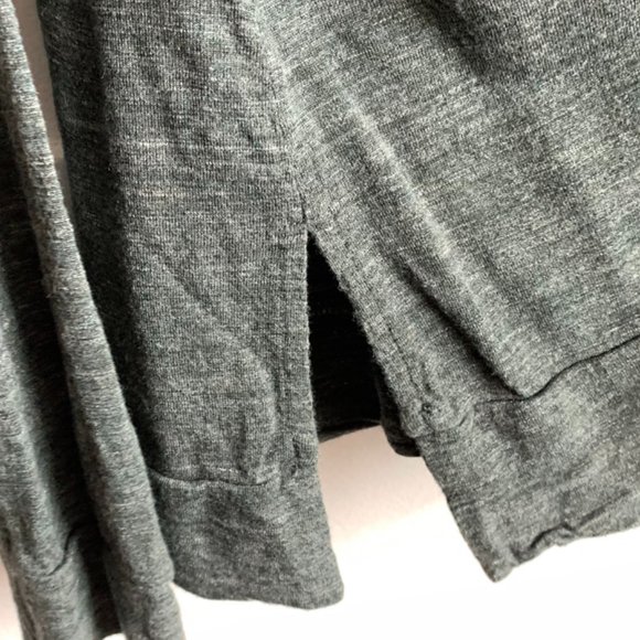 Madewell Gray & Green All Around Colorblock Long Sleeve Shirt - Picture 6 of 6